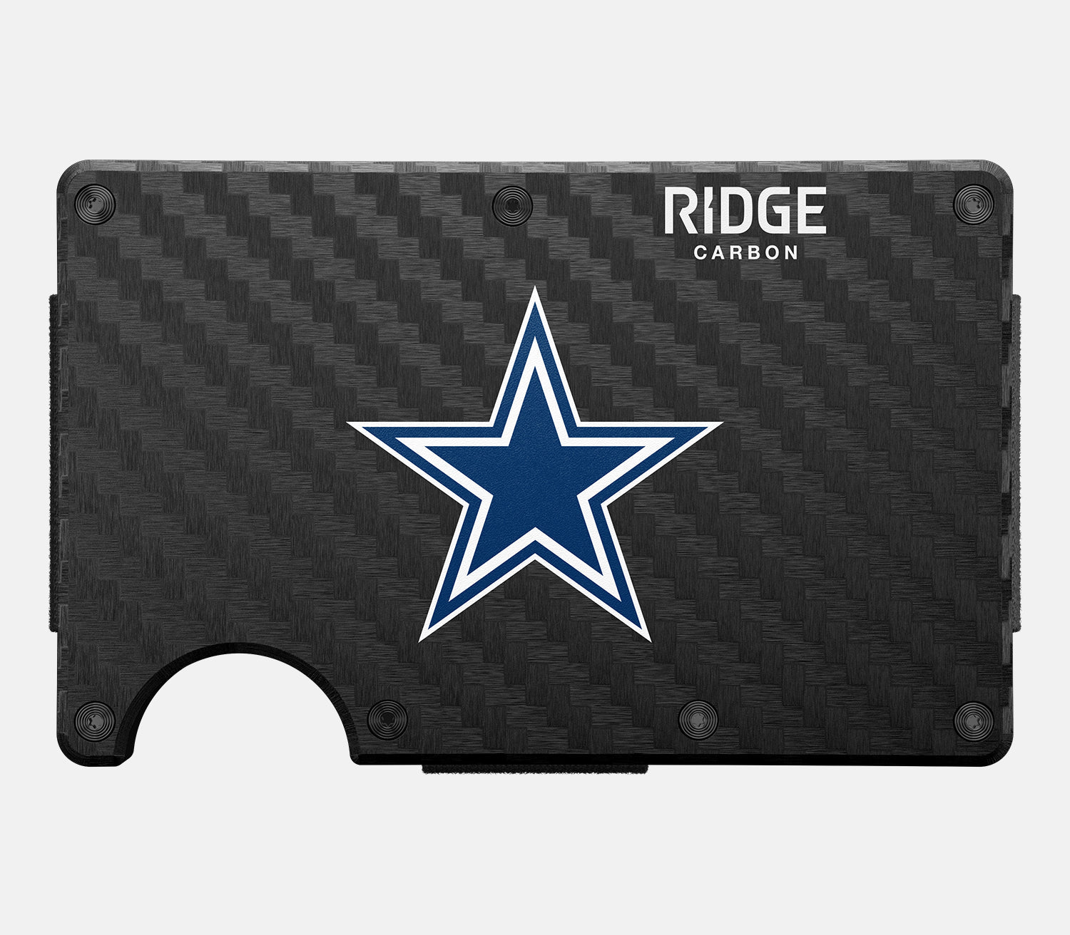 Ridge Wallet - Dallas Cowboys - Carbon Fiber 3k