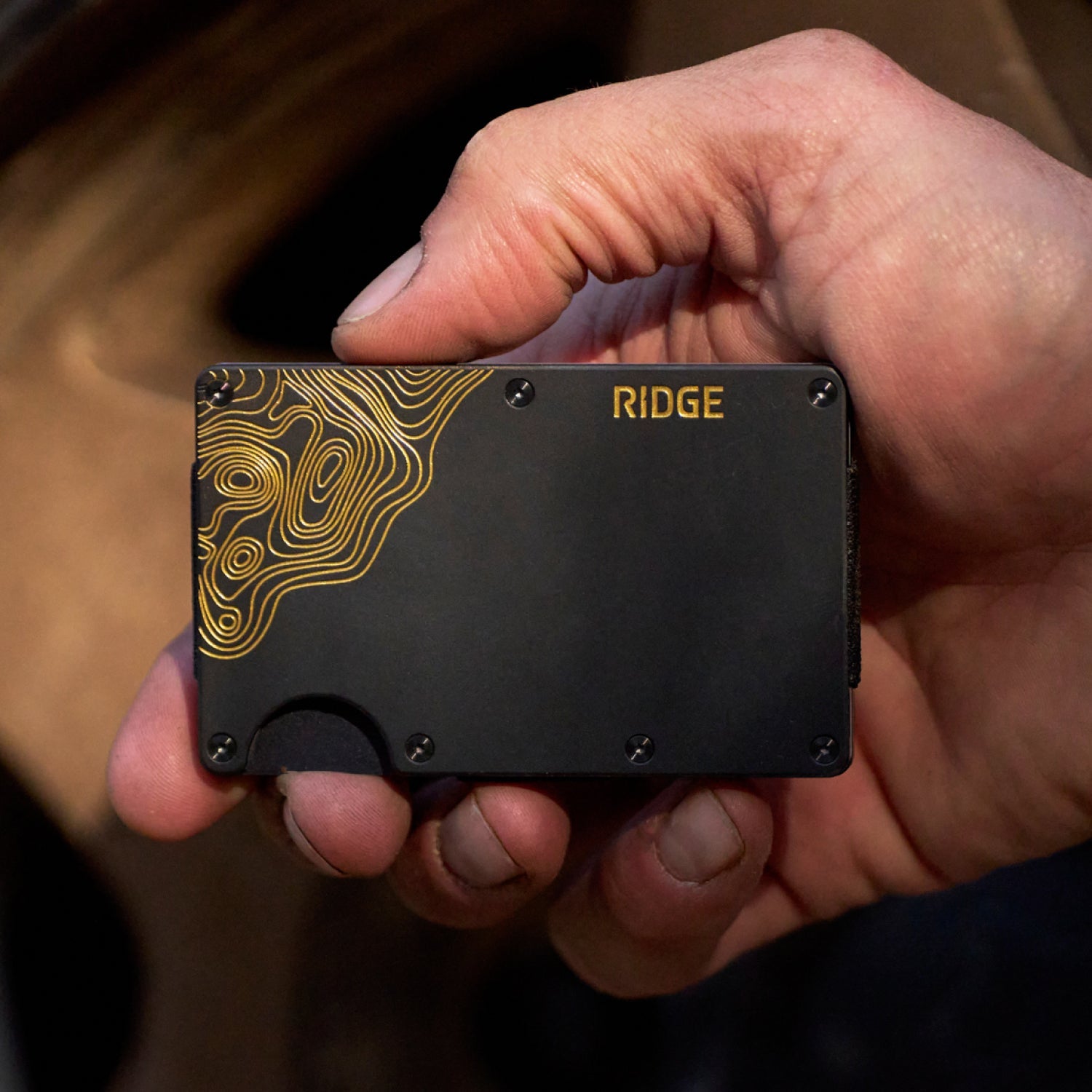 Ridge Wallet - Black Titanium - Terrain