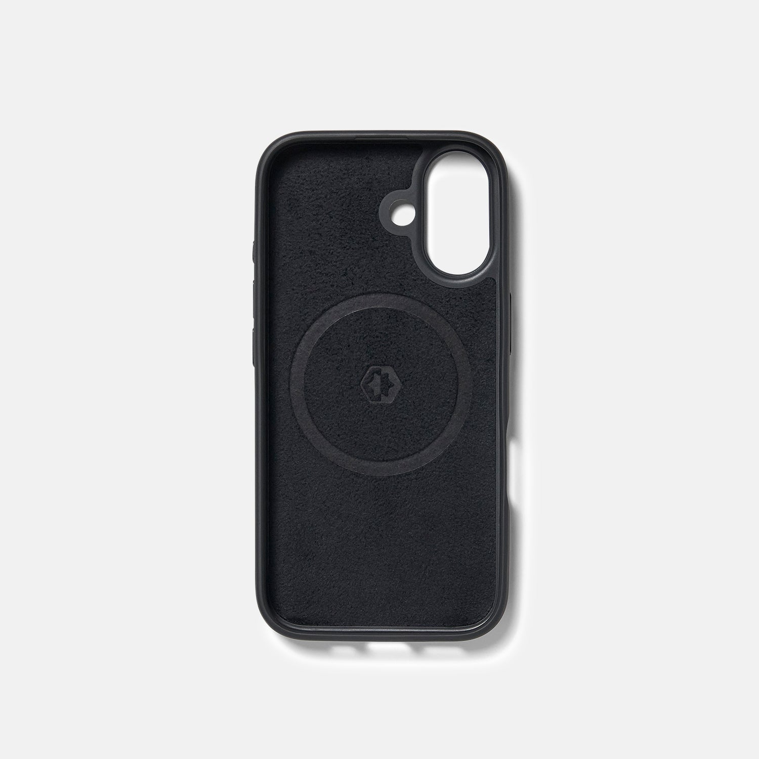 Ridge Phone Case - Midnight Black Leather - iPhone 16