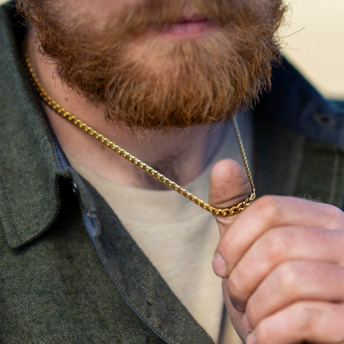 Curb Chain Kit - 18K Gold - Large