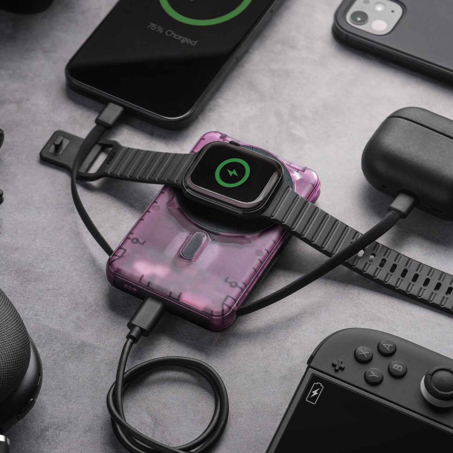 Ridge Power Bank - 10k mAh Bundle - Atomic Purple - 3-Pack