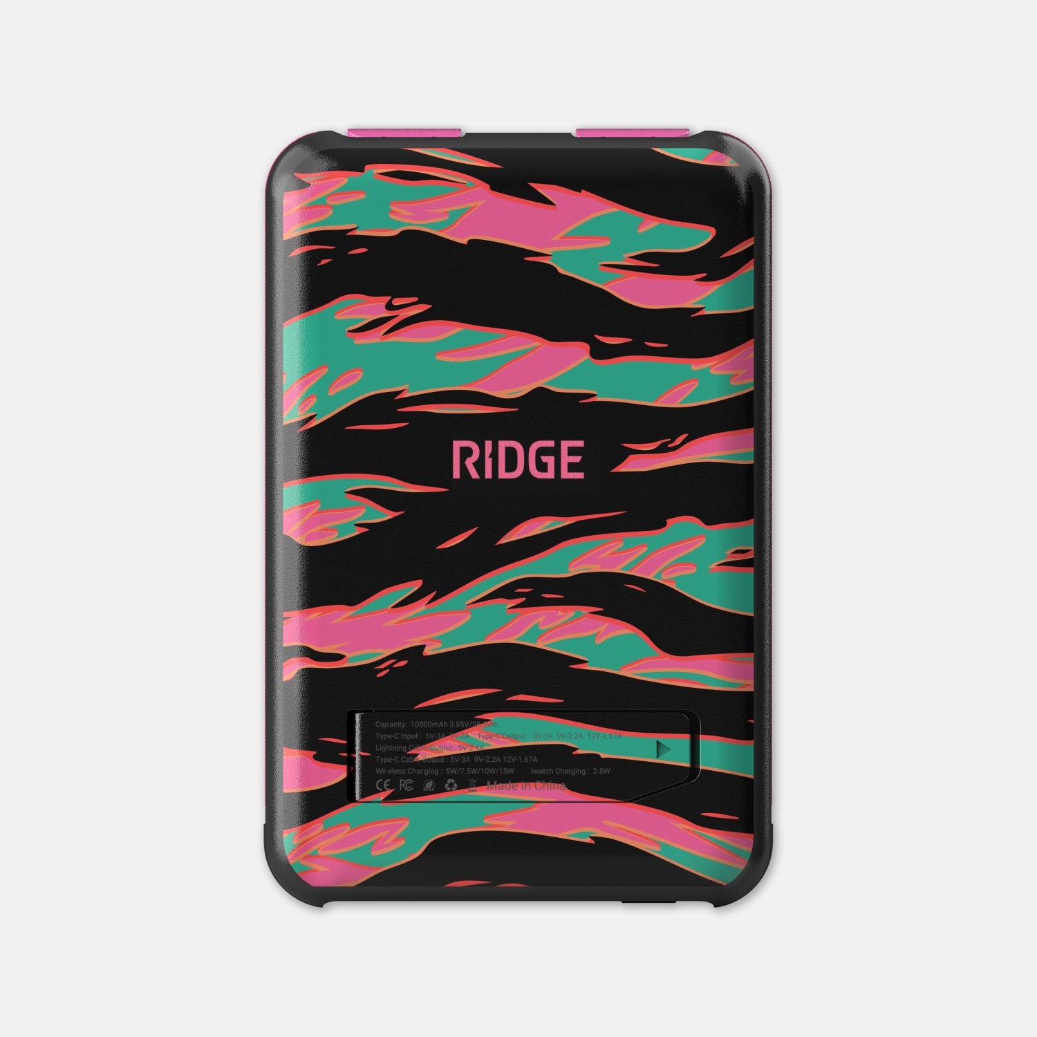 Ridge Power Bank - 10k mAh Bundle - Neon Tiger - 3-Pack