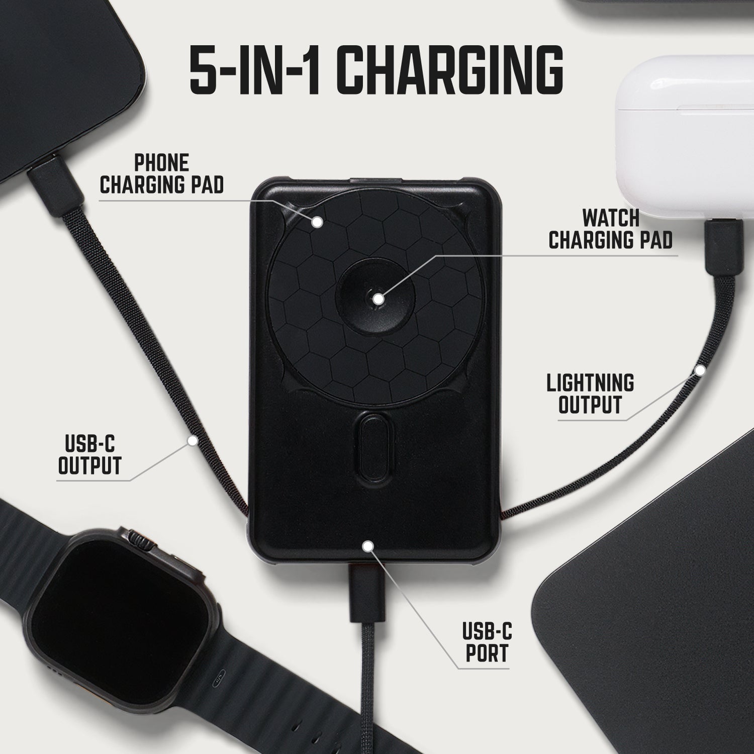 Ridge Power Bank - 10k mAh Bundle - Assorted - 2-Pack