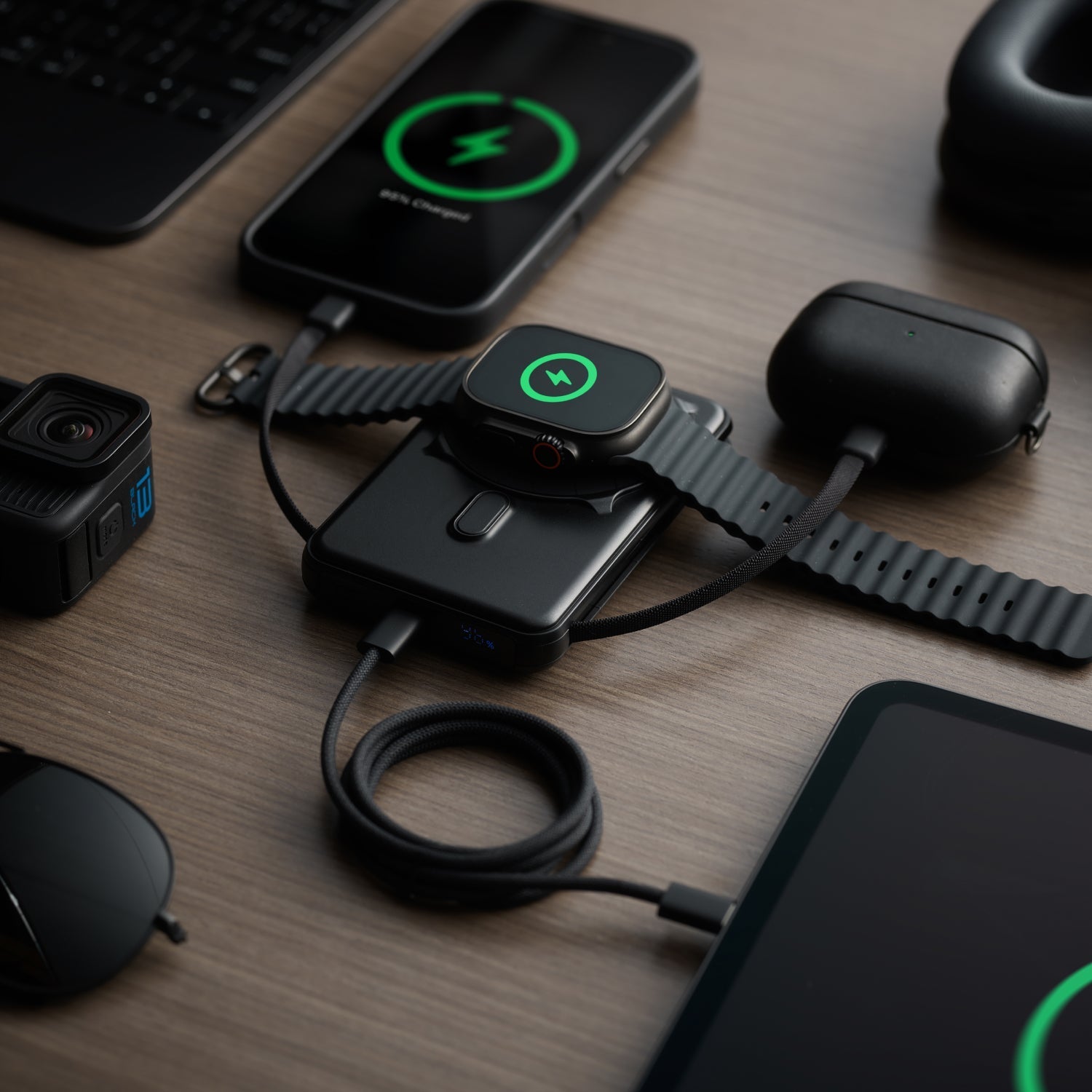 Ridge Power Bank - 10k mAh Bundle - Matte Black - 2-Pack