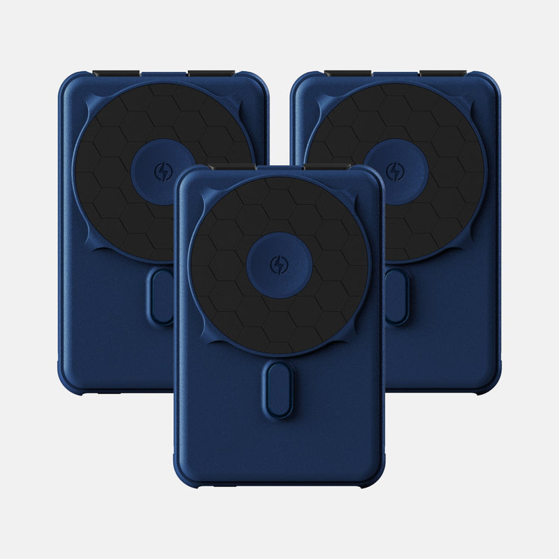 Ridge Power Bank - 10k mAh Bundle - Dark Harbor - 3-Pack