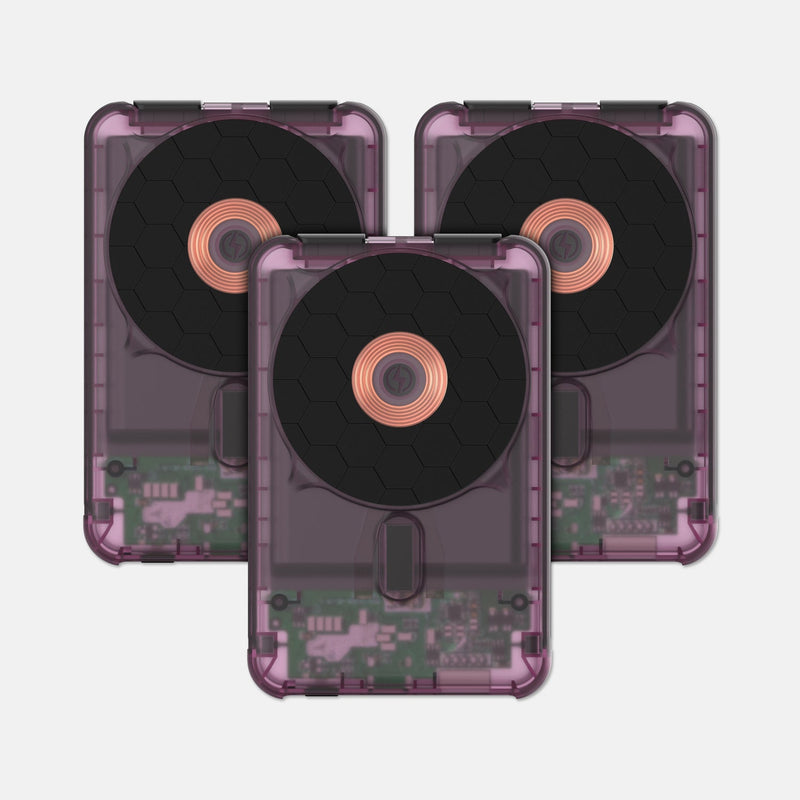 Ridge Power Bank - 10k mAh Bundle - Atomic Purple - 3-Pack