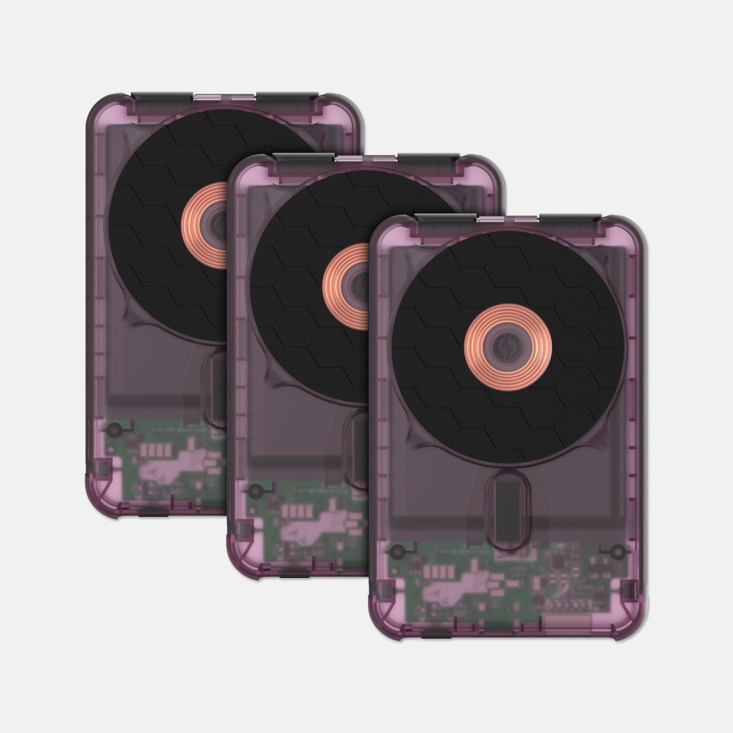 Ridge Power Bank - 10k mAh Bundle - Atomic Purple - 3-Pack