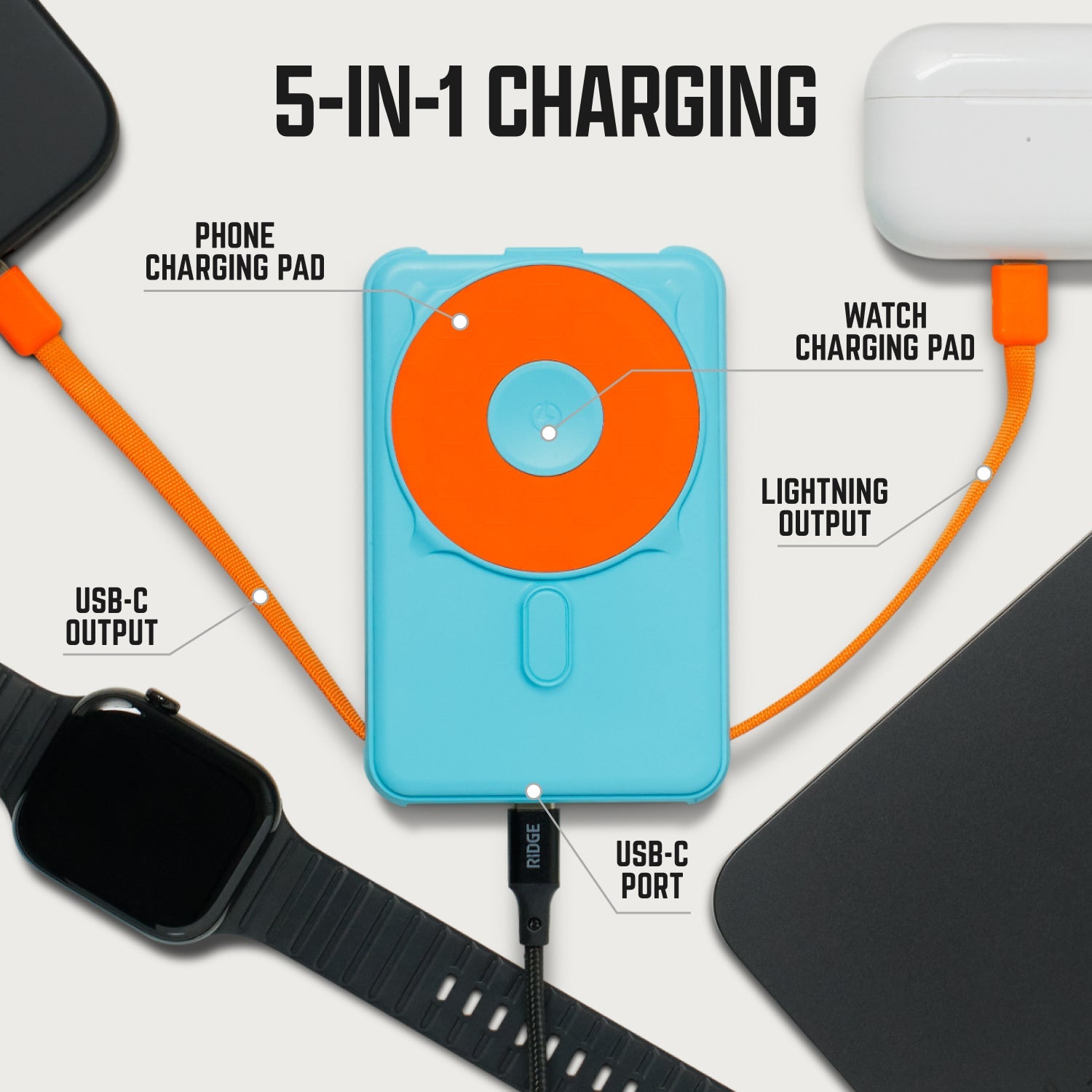 Ridge Power Bank - 10k mAh - GT