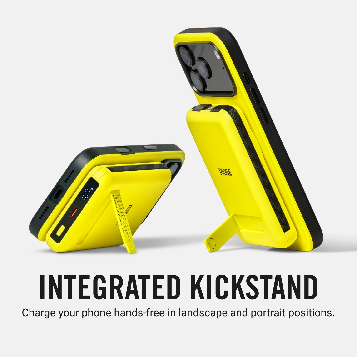 Ridge Power Bank - 10k mAh - Hyper Lime