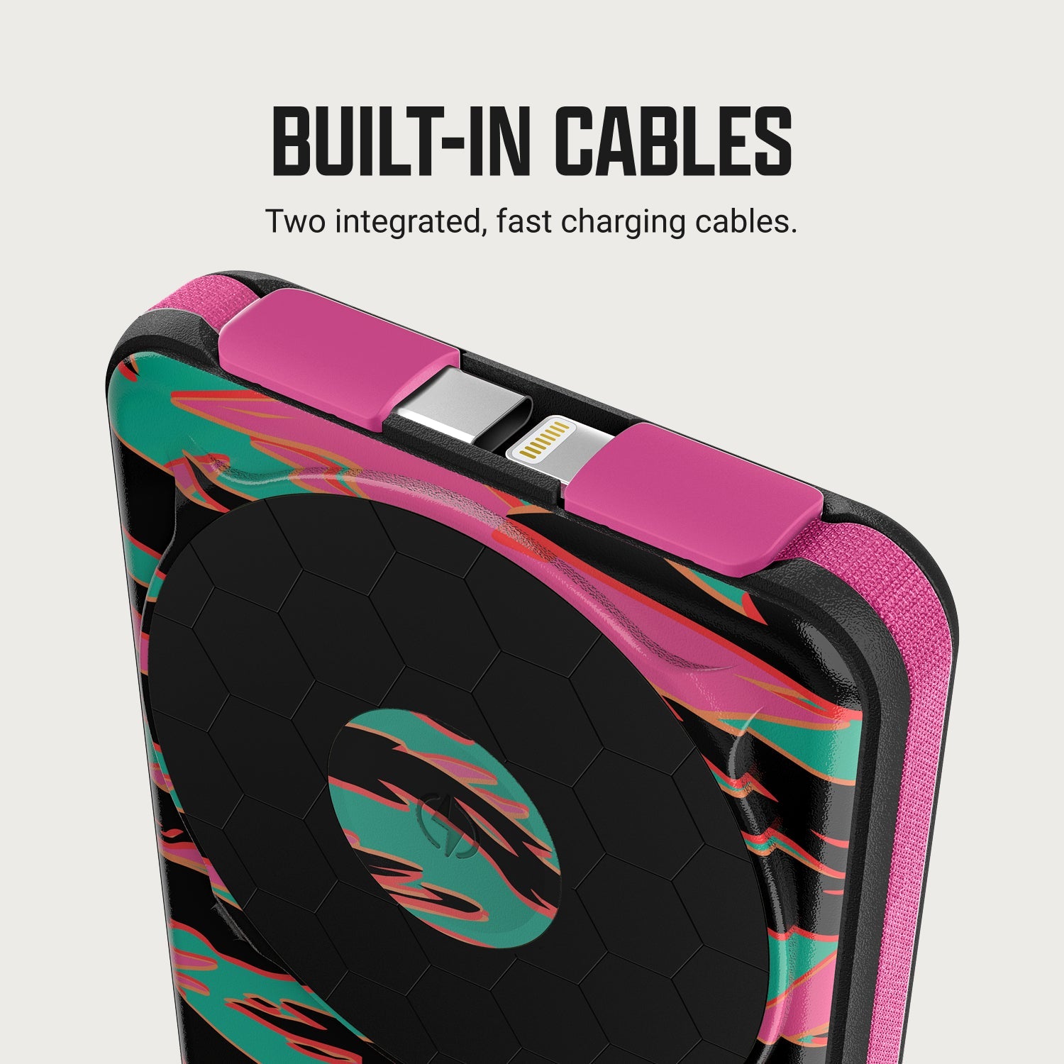 Ridge Power Bank - 10k mAh Bundle - Neon Tiger - 2-Pack