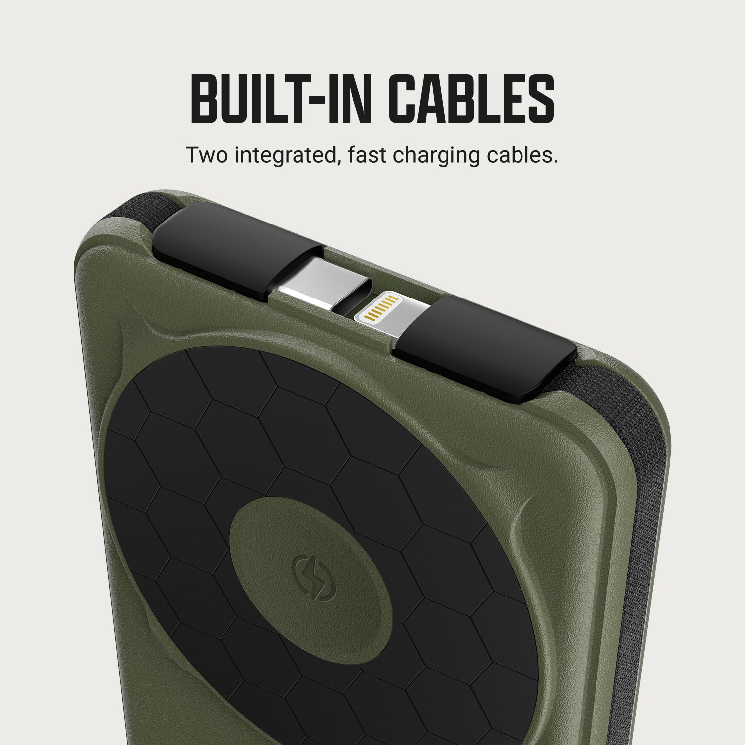 Ridge Power Bank - 10k mAh Bundle - Matte Olive - 3-Pack