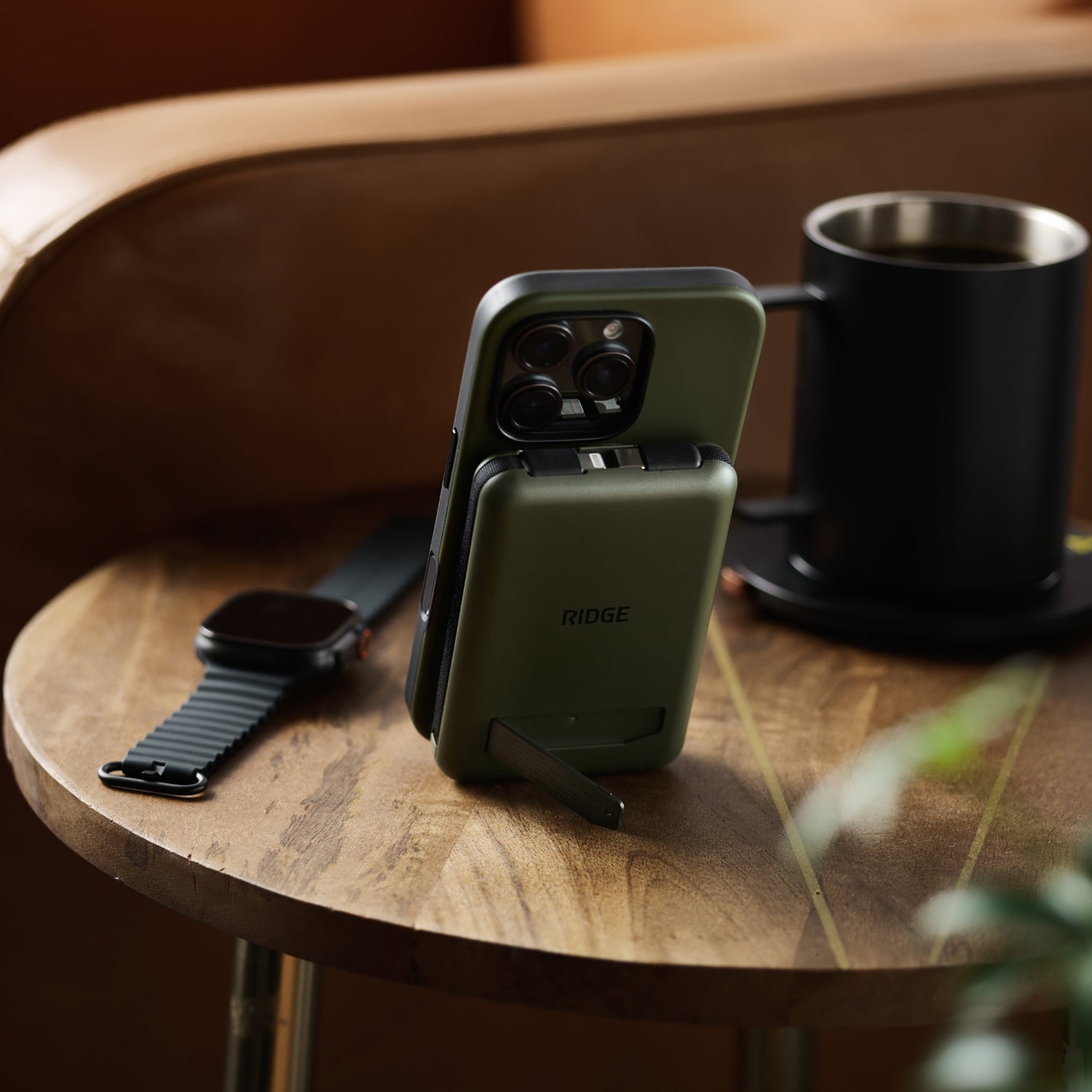Ridge Power Bank - 10k mAh Bundle - Matte Olive - 3-Pack