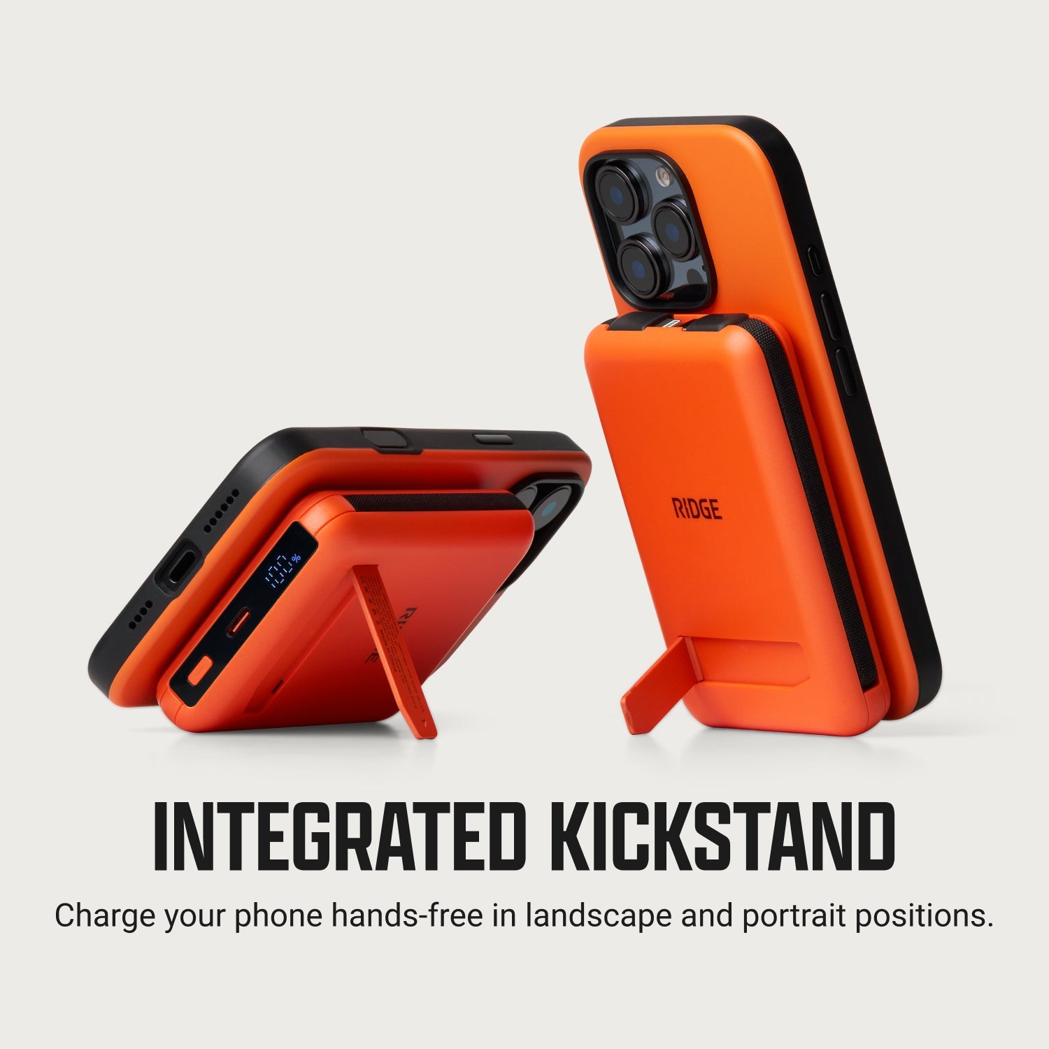 Ridge Power Bank - 10k mAh Bundle - Basecamp Orange - 3-Pack