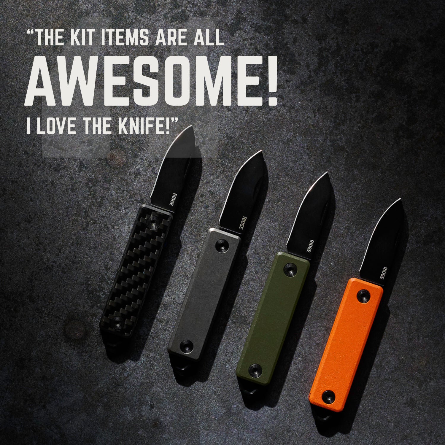 Mini Folder - Matte Olive