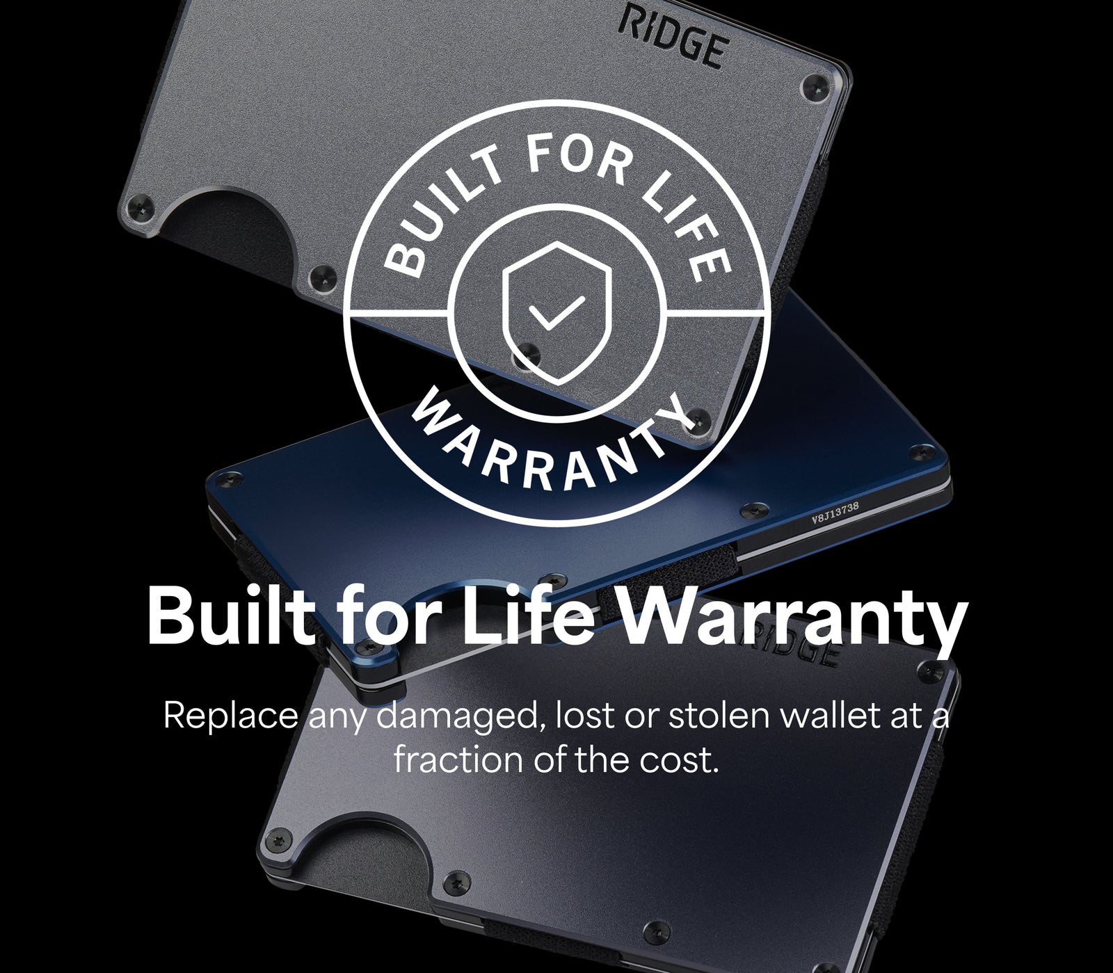 Ridge Wallet - Gunmetal