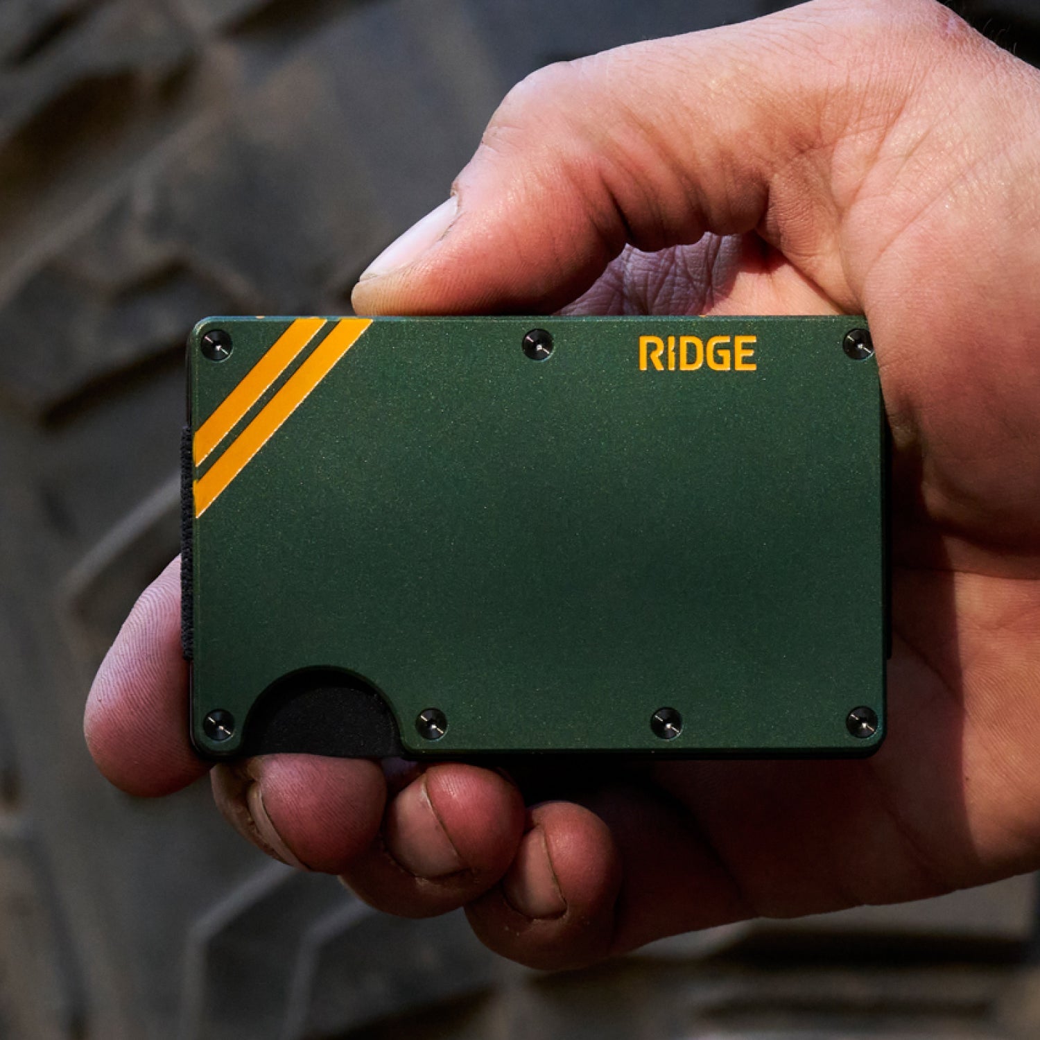 Ridge Wallet - Olive Titanium - Summit