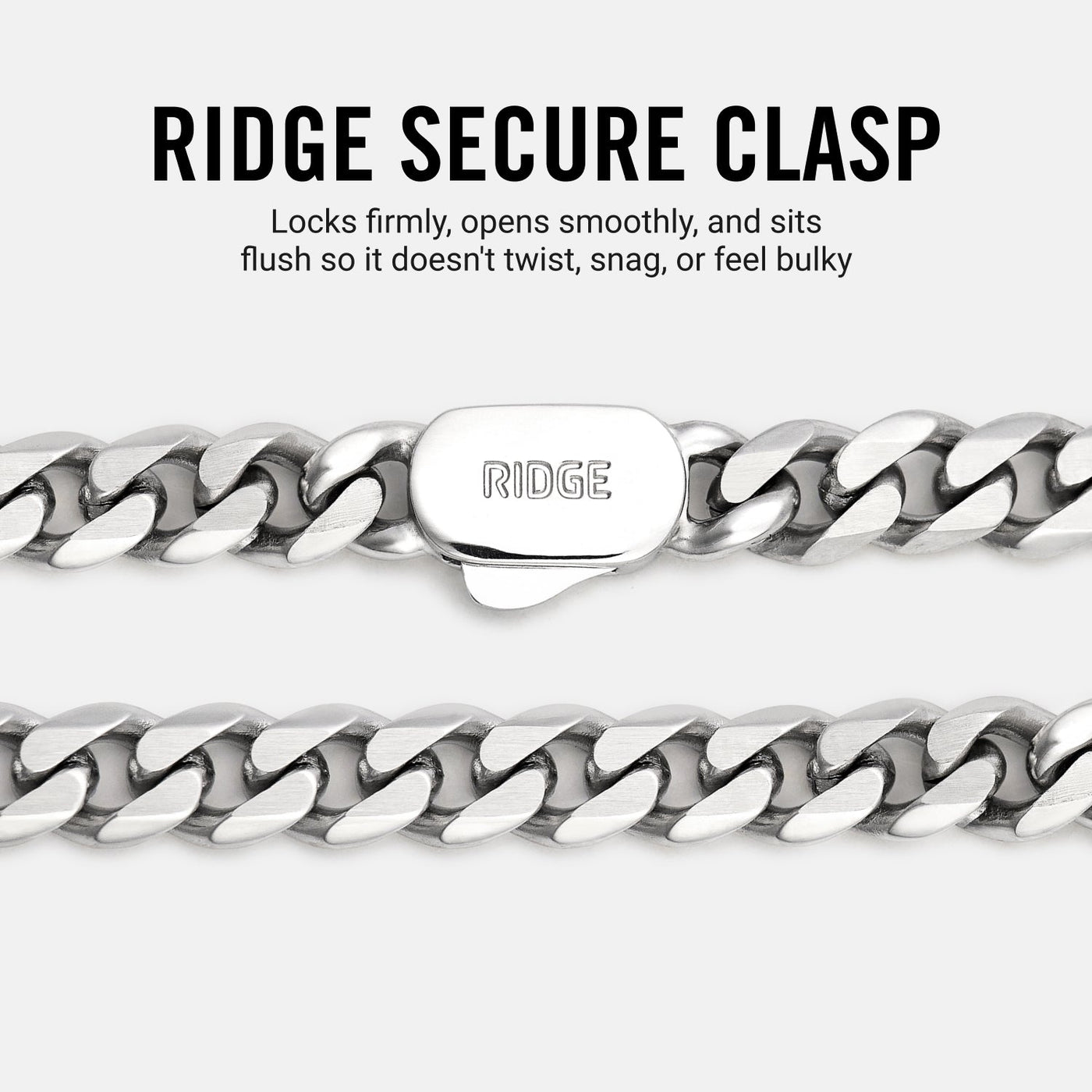 Curb Chain Kit - Platinum - Medium