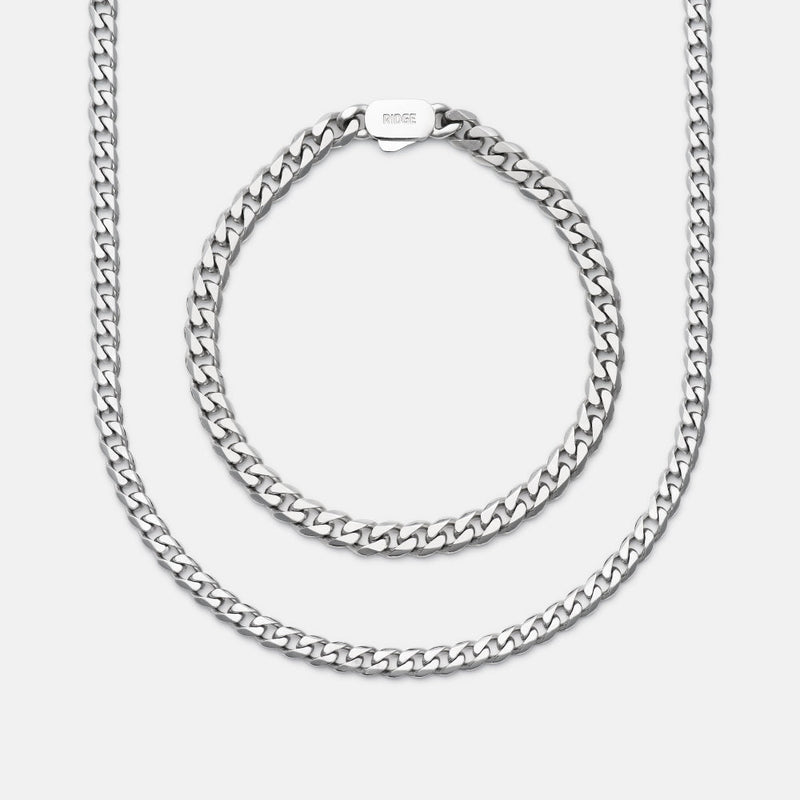 Curb Chain Kit - Platinum - Medium