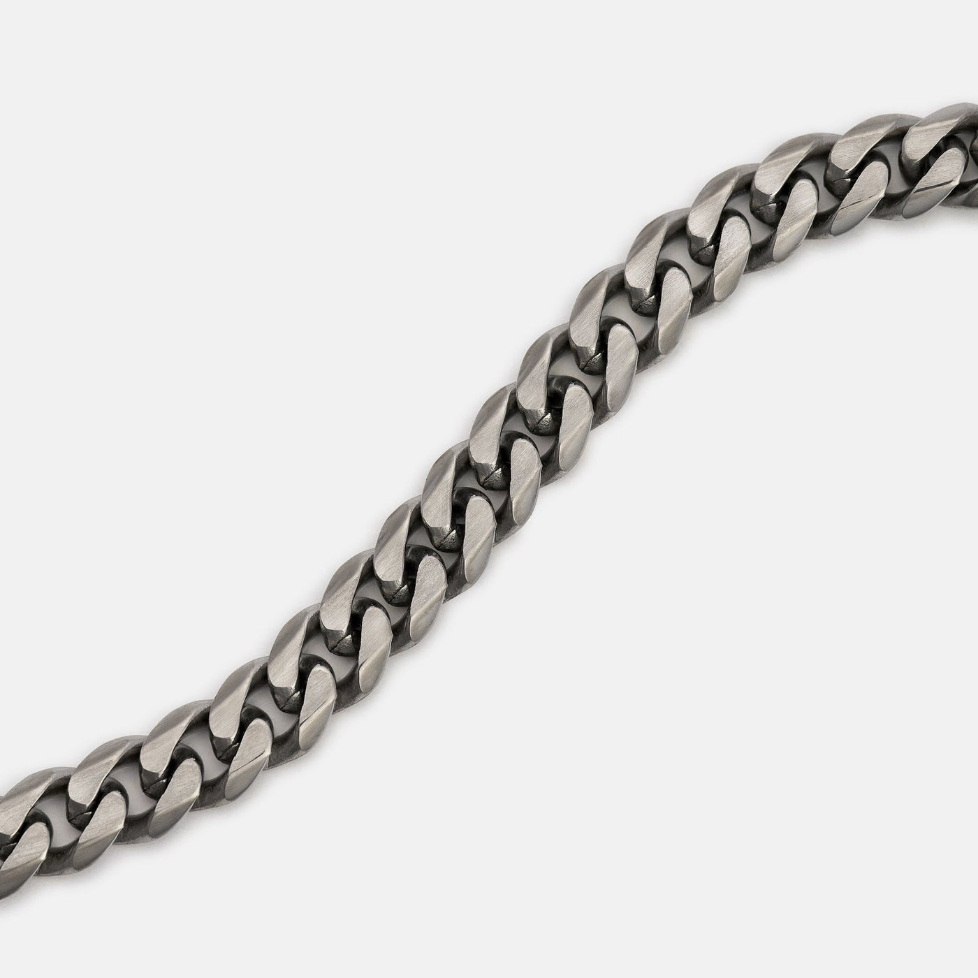 5mm Curb Chain - Titanium - 22"