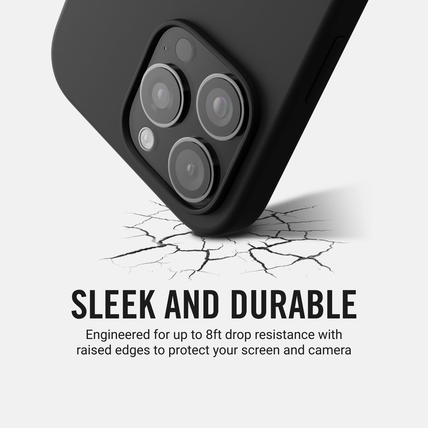 Ridge Phone Case - Matte Black - iPhone 16
