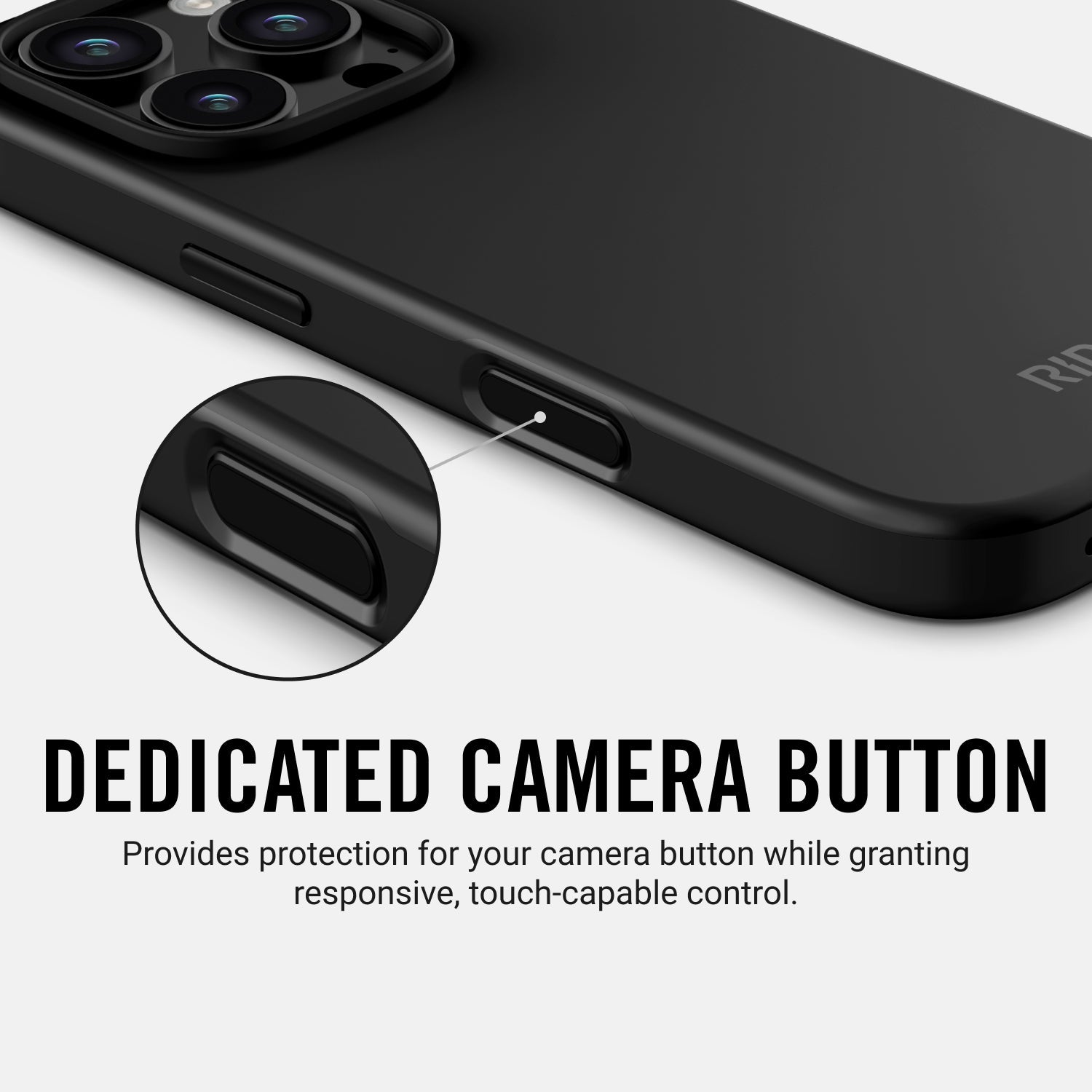Ridge Phone Case - Matte Black - iPhone 16