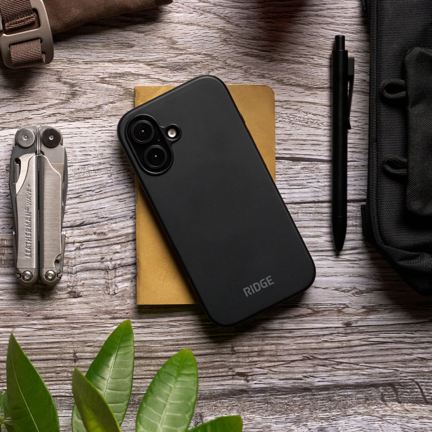 Ridge Phone Case - Matte Black - iPhone 16