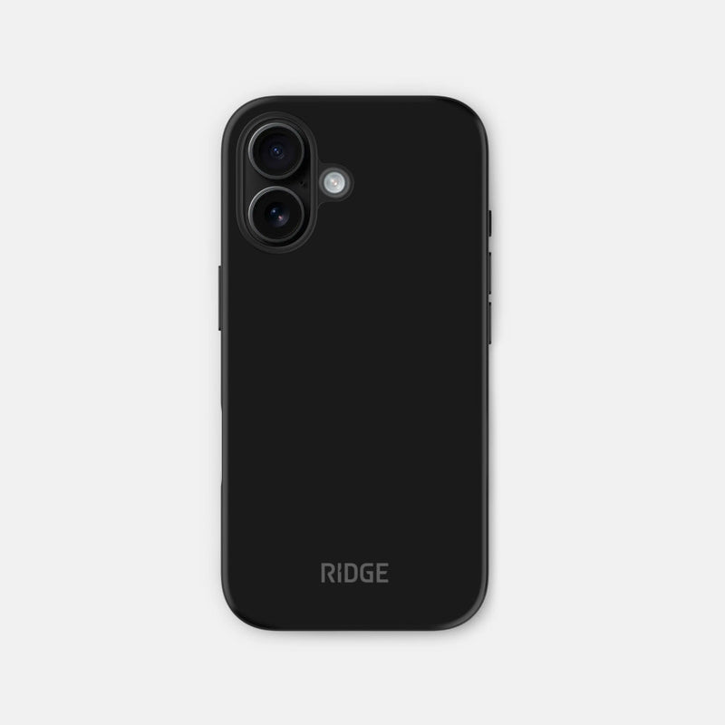 Ridge Phone Case - Matte Black - iPhone 16