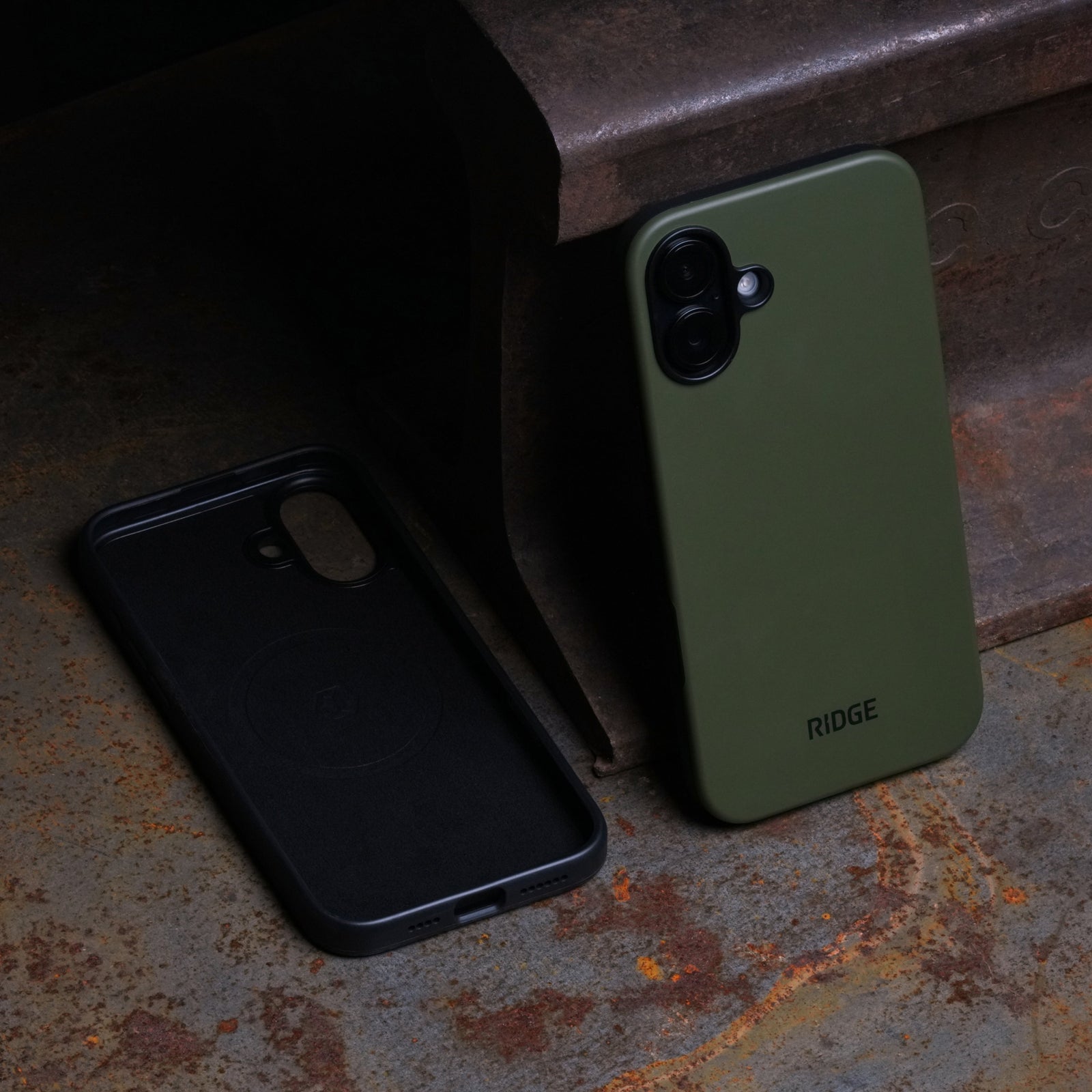 Ridge Phone Case - Matte Olive - iPhone 16 Plus