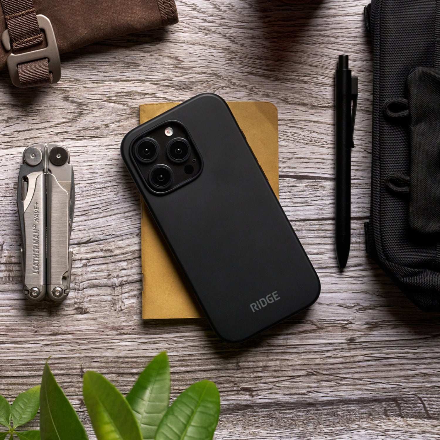 Ridge Phone Case - Matte Black - iPhone 16 Pro