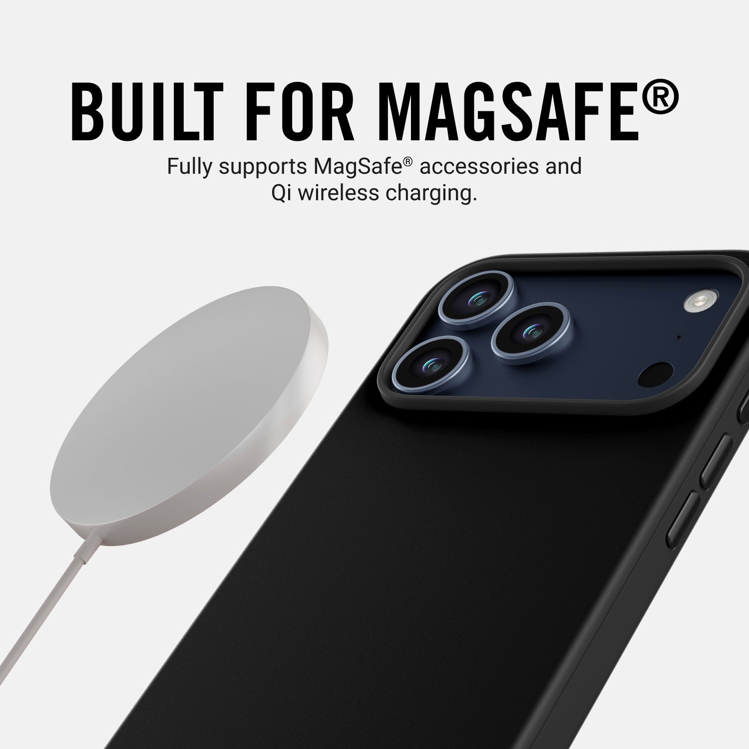 Ridge Phone Case - Matte Black - iPhone 17 Pro